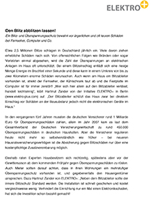 Blitzschutz