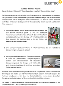 Blitzschutz Fakten